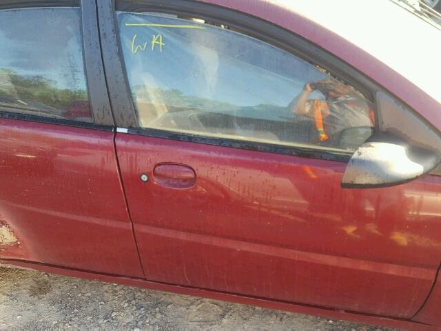 1G8AL55F57Z162924 - 2007 SATURN ION LEVEL BURGUNDY photo 9