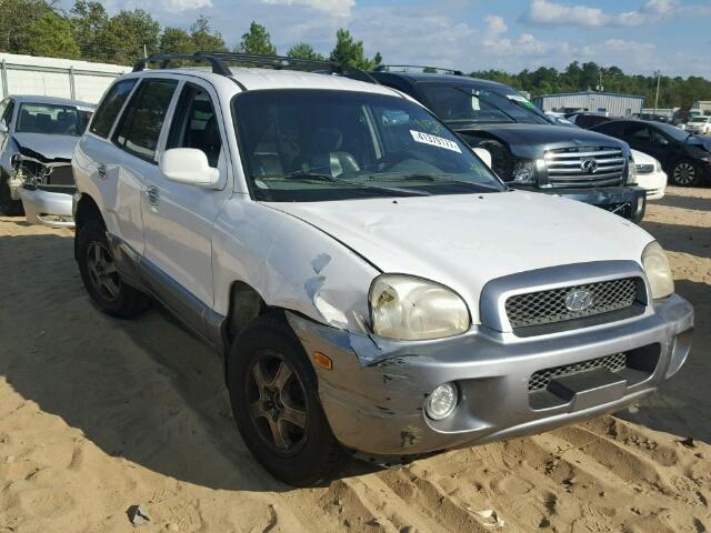 KM8SC13D63U391040 - 2003 HYUNDAI SANTA FE G WHITE photo 1