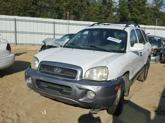 KM8SC13D63U391040 - 2003 HYUNDAI SANTA FE G WHITE photo 2