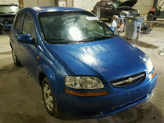 KL1TJ62654B197103 - 2004 CHEVROLET AVEO LS BLUE photo 1