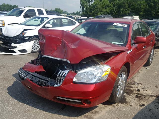 1G4HA5E15AU114581 - 2010 BUICK LUCERNE CX RED photo 2