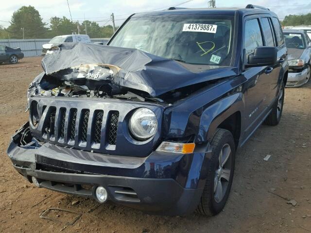 1C4NJRFB6HD135469 - 2017 JEEP PATRIOT BLUE photo 2