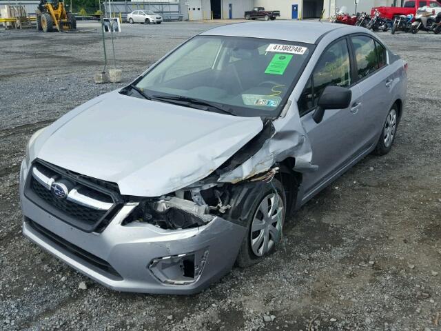 JF1GJAA69EH012554 - 2014 SUBARU IMPREZA BA SILVER photo 2