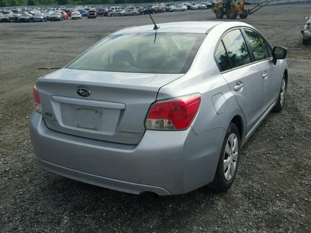 JF1GJAA69EH012554 - 2014 SUBARU IMPREZA BA SILVER photo 4