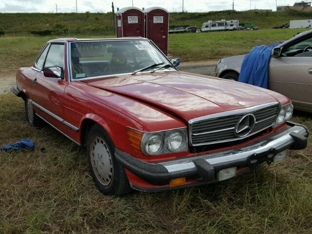 WDBBA48D7KA094524 - 1989 MERCEDES-BENZ 560 RED photo 1