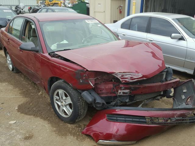 1G1ZT548X5F245199 - 2005 CHEVROLET MALIBU LS ბურგუნდია ფოტო 1