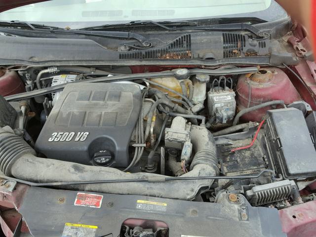 1G1ZT548X5F245199 - 2005 CHEVROLET MALIBU LS ბურგუნდია ფოტო 7