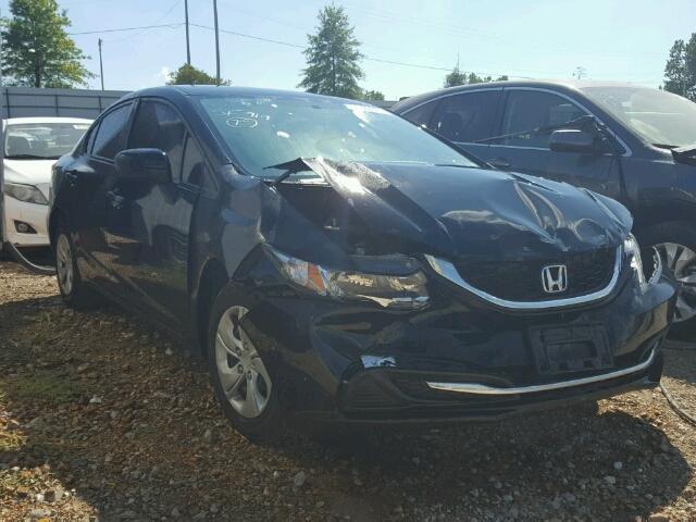 19XFB2F55FE094055 - 2015 HONDA CIVIC LX BLACK photo 1