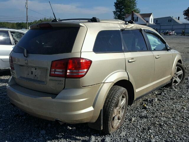 3D4PH5FV7AT193990 - 2010 DODGE JOURNEY SX GOLD photo 4