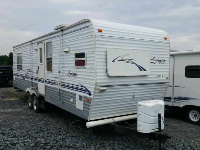 4YDT3002231208320 - 2003 KEYSTONE SPRINTER WHITE photo 1