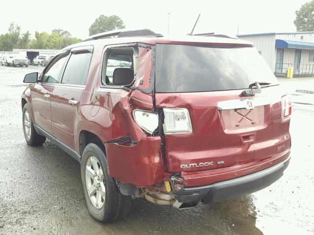 5GZER23767J113955 - 2007 SATURN OUTLOOK XR მუქწითელი ფოტო 3