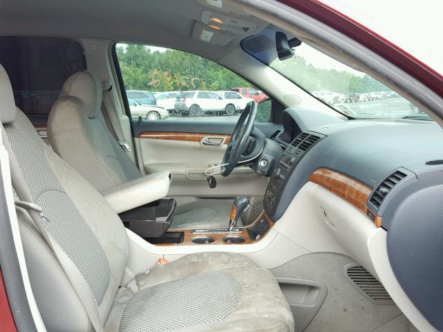 5GZER23767J113955 - 2007 SATURN OUTLOOK XR მუქწითელი ფოტო 5