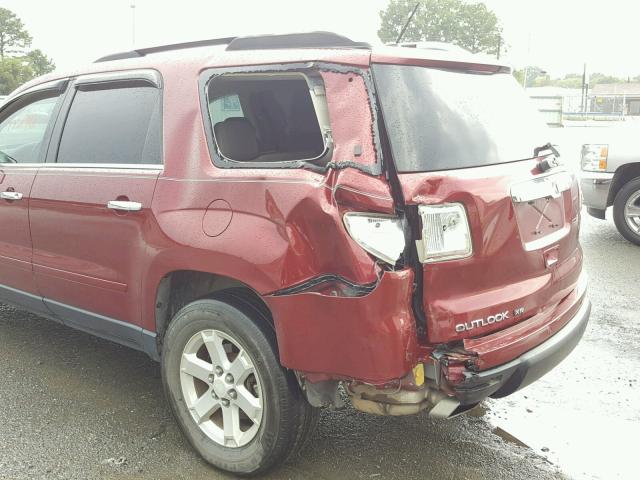 5GZER23767J113955 - 2007 SATURN OUTLOOK XR მუქწითელი ფოტო 9