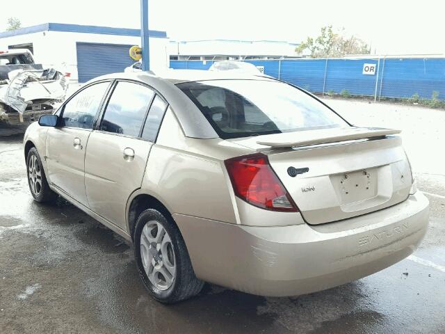 1G8AK52F93Z131998 - 2003 SATURN ION LEVEL GOLD photo 3