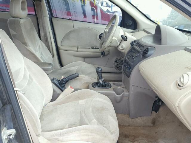 1G8AK52F93Z131998 - 2003 SATURN ION LEVEL GOLD photo 5