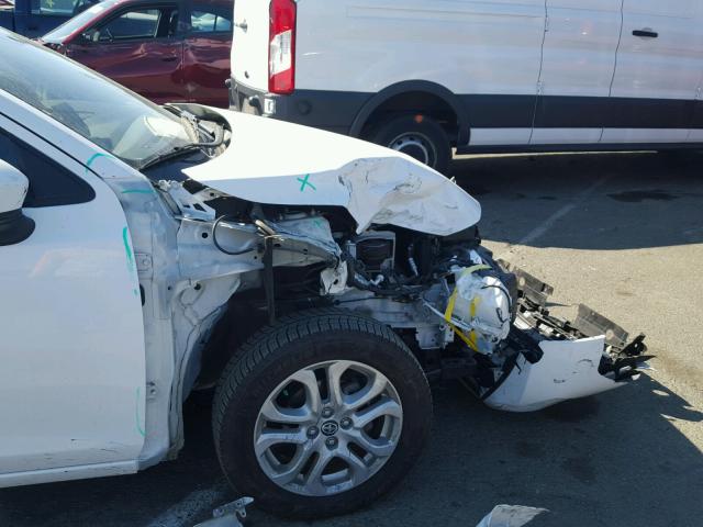 3MYDLBZV9GY140911 - 2016 TOYOTA SCION IA WHITE photo 9