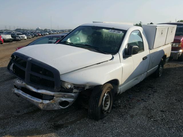 3D7KR26D65G749382 - 2005 DODGE RAM 2500 S WHITE photo 2