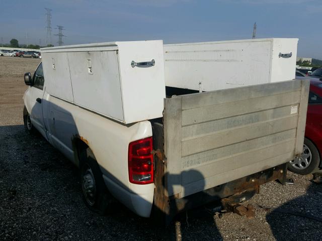 3D7KR26D65G749382 - 2005 DODGE RAM 2500 S WHITE photo 3