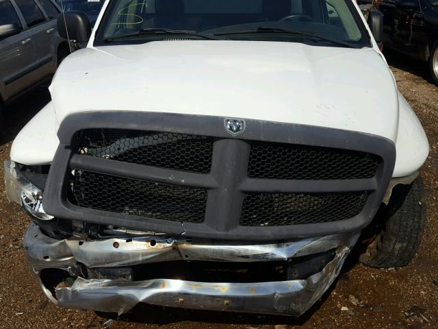3D7KR26D65G749382 - 2005 DODGE RAM 2500 S WHITE photo 7