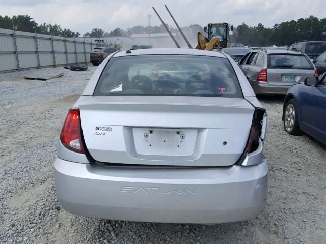 1G8AJ55F57Z148530 - 2007 SATURN ION LEVEL SILVER photo 9