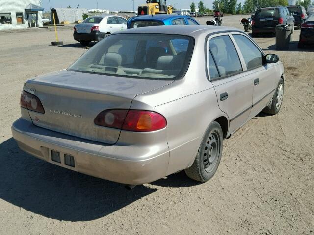 2T1BR12E52C879114 - 2002 TOYOTA COROLLA CE BEIGE photo 4