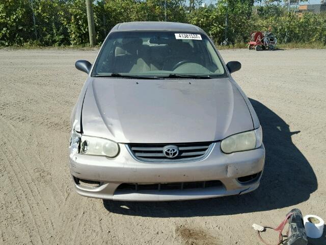 2T1BR12E52C879114 - 2002 TOYOTA COROLLA CE BEIGE photo 9