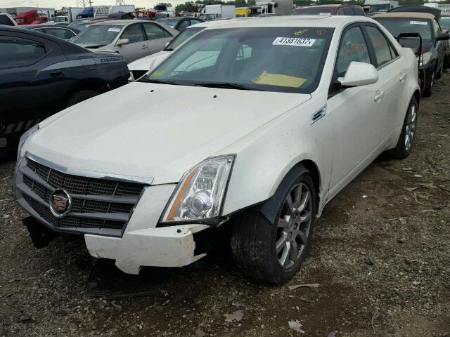 1G6DT57V880202154 - 2008 CADILLAC CTS HI FEA WHITE photo 2