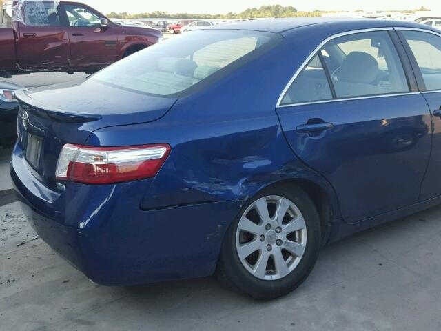 4T1BB46K27U006657 - 2007 TOYOTA CAMRY NEW BLUE photo 9