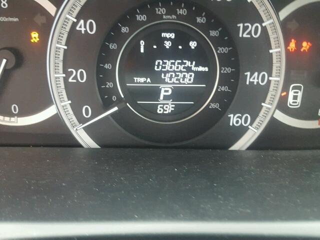 1HGCR3F88DA021097 - 2013 HONDA ACCORD EXL BLUE photo 8