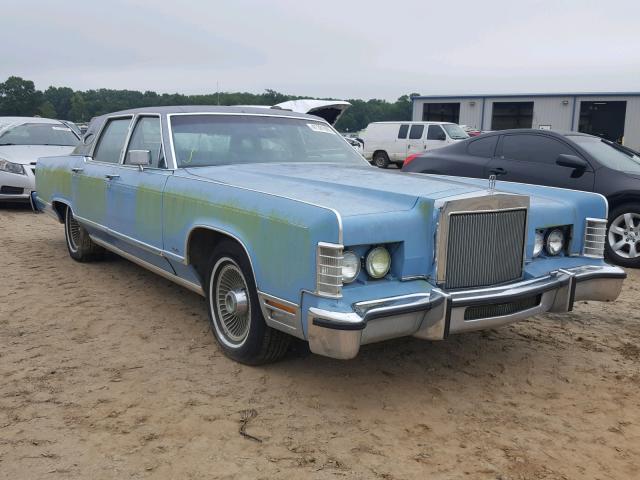 8Y82A928792 - 1978 LINCOLN TOWN CAR BLUE photo 1