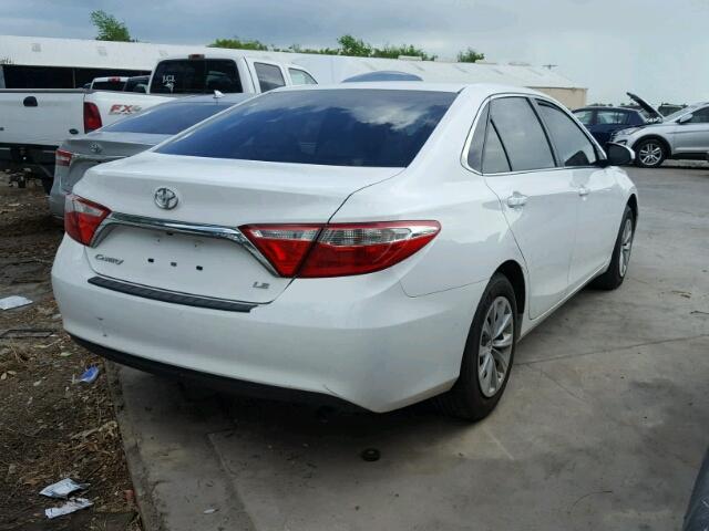 4T4BF1FK1GR527278 - 2016 TOYOTA CAMRY LE WHITE photo 4