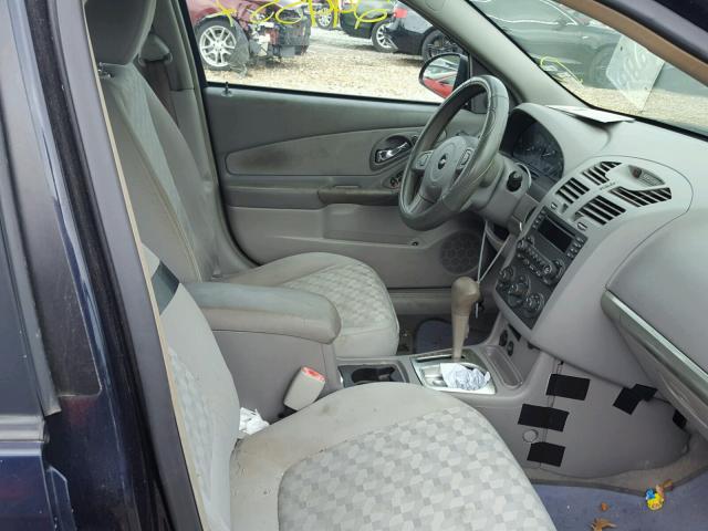 1G1ZT54825F141435 - 2005 CHEVROLET MALIBU LS ლურჯი ფოტო 5