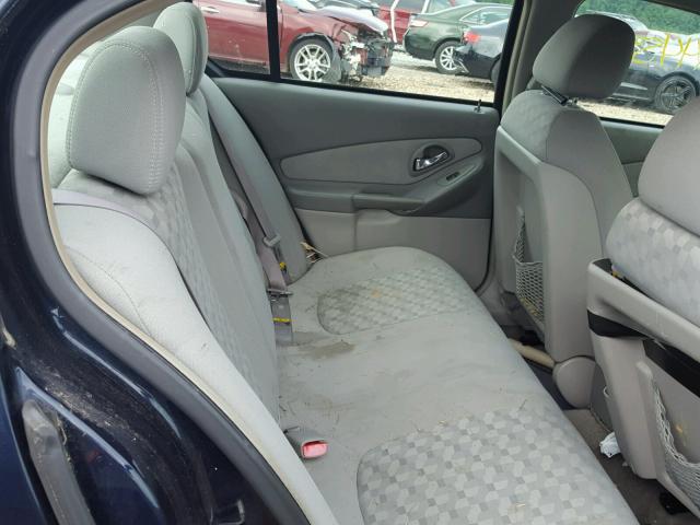 1G1ZT54825F141435 - 2005 CHEVROLET MALIBU LS ლურჯი ფოტო 6