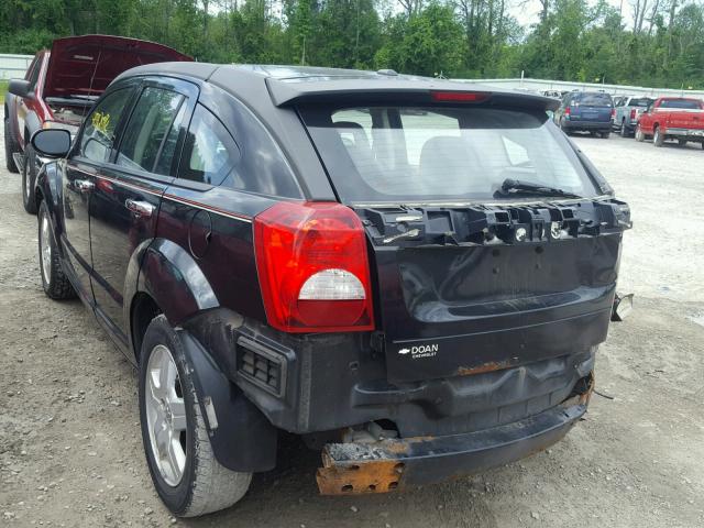 1B3HB48B88D696008 - 2008 DODGE CALIBER SX BLACK photo 3