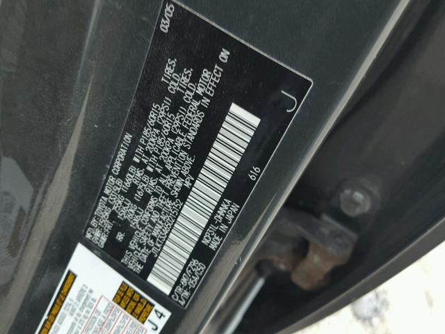 JTLKT334650215152 - 2005 TOYOTA SCION XB ნაცრისფერი ფოტო 10