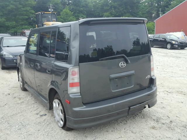 JTLKT334650215152 - 2005 TOYOTA SCION XB ნაცრისფერი ფოტო 3