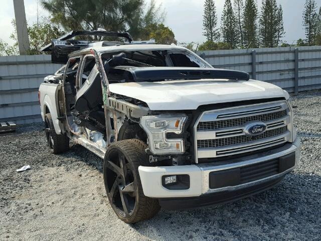 1FTEW1CF7FFB84028 - 2015 FORD F150 SUPER WHITE photo 1