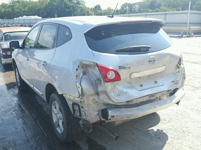 JN8AS5MV5CW382744 - 2012 NISSAN ROGUE S SILVER photo 3