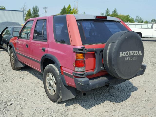 4S6CM58V4V4415694 - 1997 HONDA PASSPORT E RED photo 3