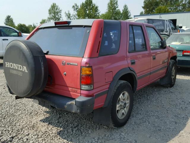 4S6CM58V4V4415694 - 1997 HONDA PASSPORT E RED photo 4