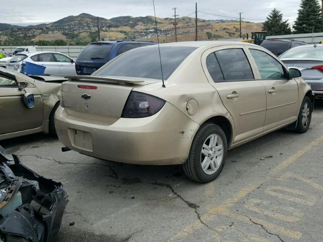 1G1AL55F877352937 - 2007 CHEVROLET COBALT LT GOLD photo 4