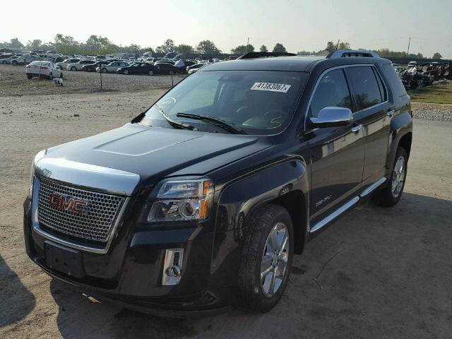 2GKALYEK8D6396877 - 2013 GMC TERRAIN BLACK photo 2