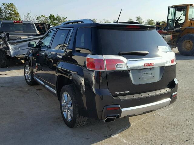 2GKALYEK8D6396877 - 2013 GMC TERRAIN BLACK photo 3