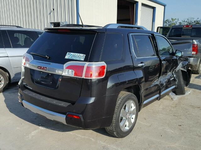 2GKALYEK8D6396877 - 2013 GMC TERRAIN BLACK photo 4