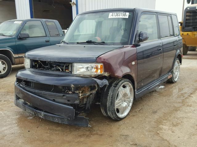 JTLKT324664084977 - 2006 TOYOTA SCION XB Schwarz Foto 2