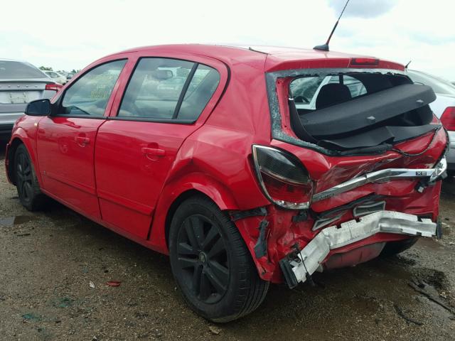 W08AR671785056892 - 2008 SATURN ASTRA XE RED photo 3