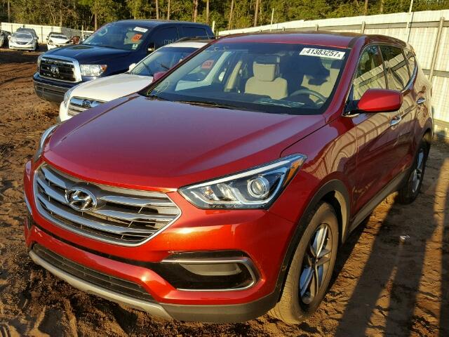 5XYZT3LB5HG397241 - 2017 HYUNDAI SANTA FE S 红色 照片 2