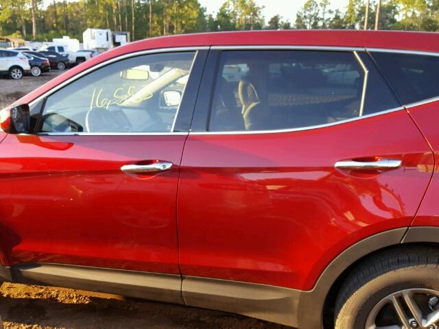 5XYZT3LB5HG397241 - 2017 HYUNDAI SANTA FE S 红色 照片 9