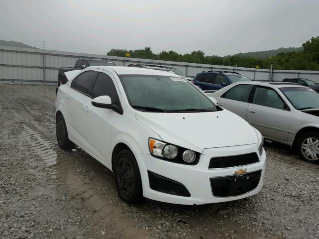 1G1JA5SH9E4102231 - 2014 CHEVROLET SONIC LS WHITE photo 1
