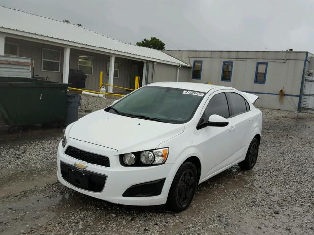 1G1JA5SH9E4102231 - 2014 CHEVROLET SONIC LS WHITE photo 2